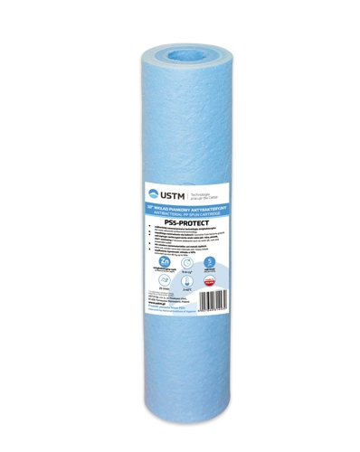 10" antibakteriálna filtračná vložka PS5-PROTECT 5mcr