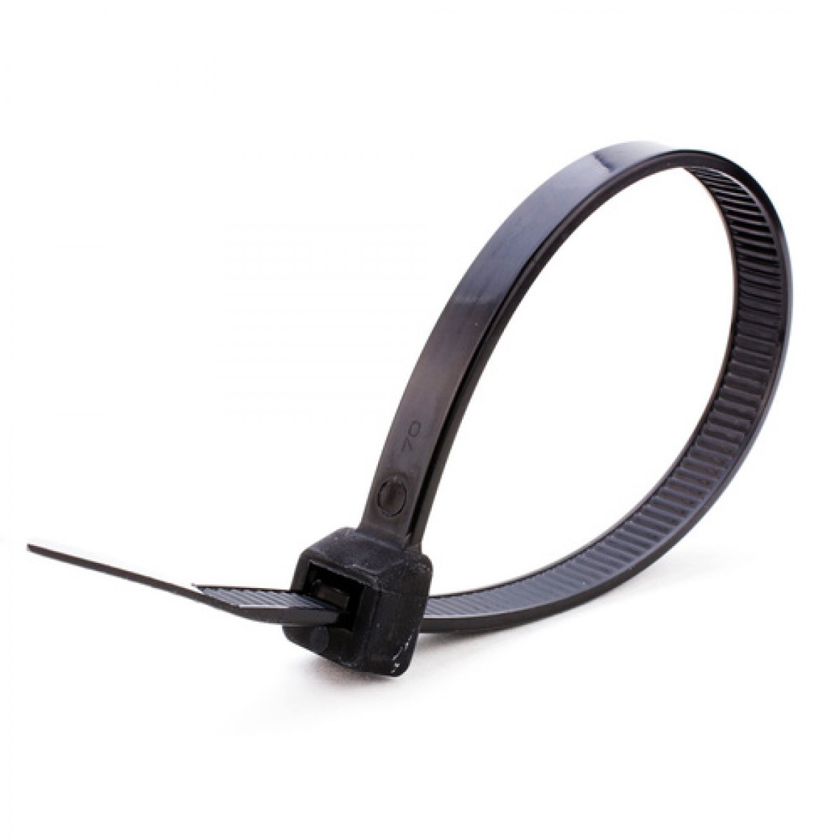 Sťahovaci pásik ZIP čierny 450×8,0 mm