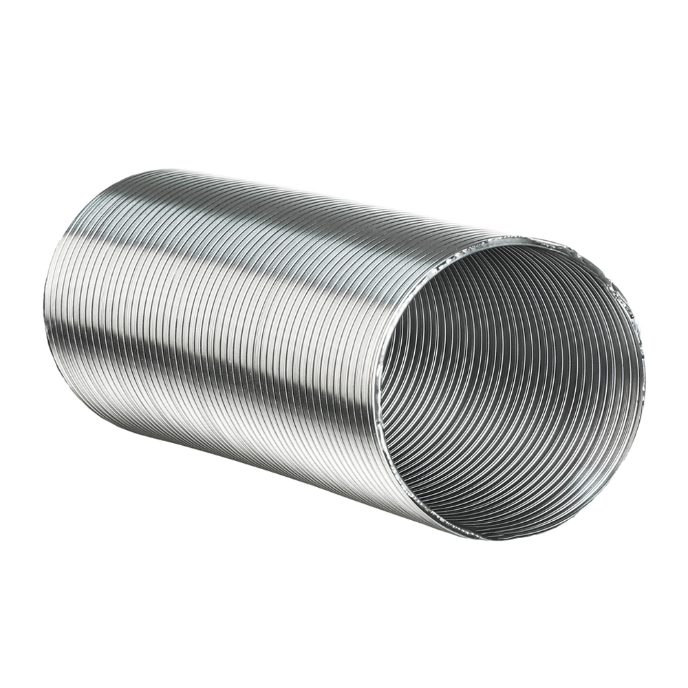 Hliníkové ohybné ventilačné potrubia O 150 mm / 3 m, pre teploty -30 - +250 °C