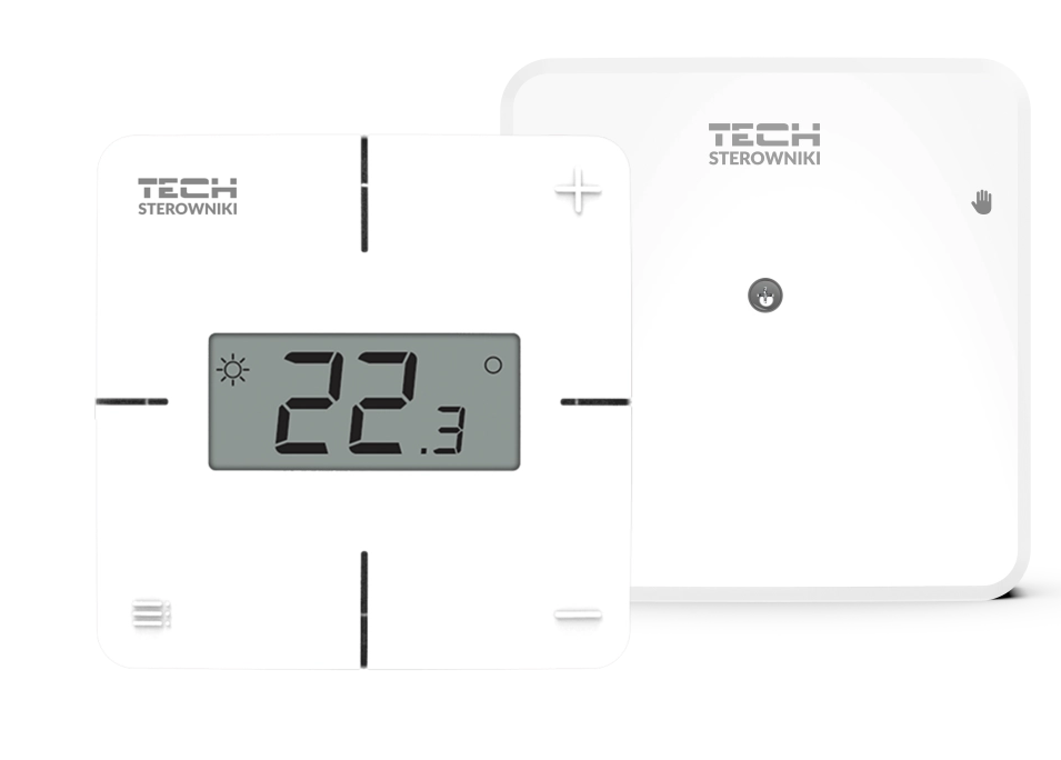 EU-T-2x WiFi - Bezdrôtový dvojpolohový izbový regulátor (termostat s čidlom vlhkosti) s WiFi