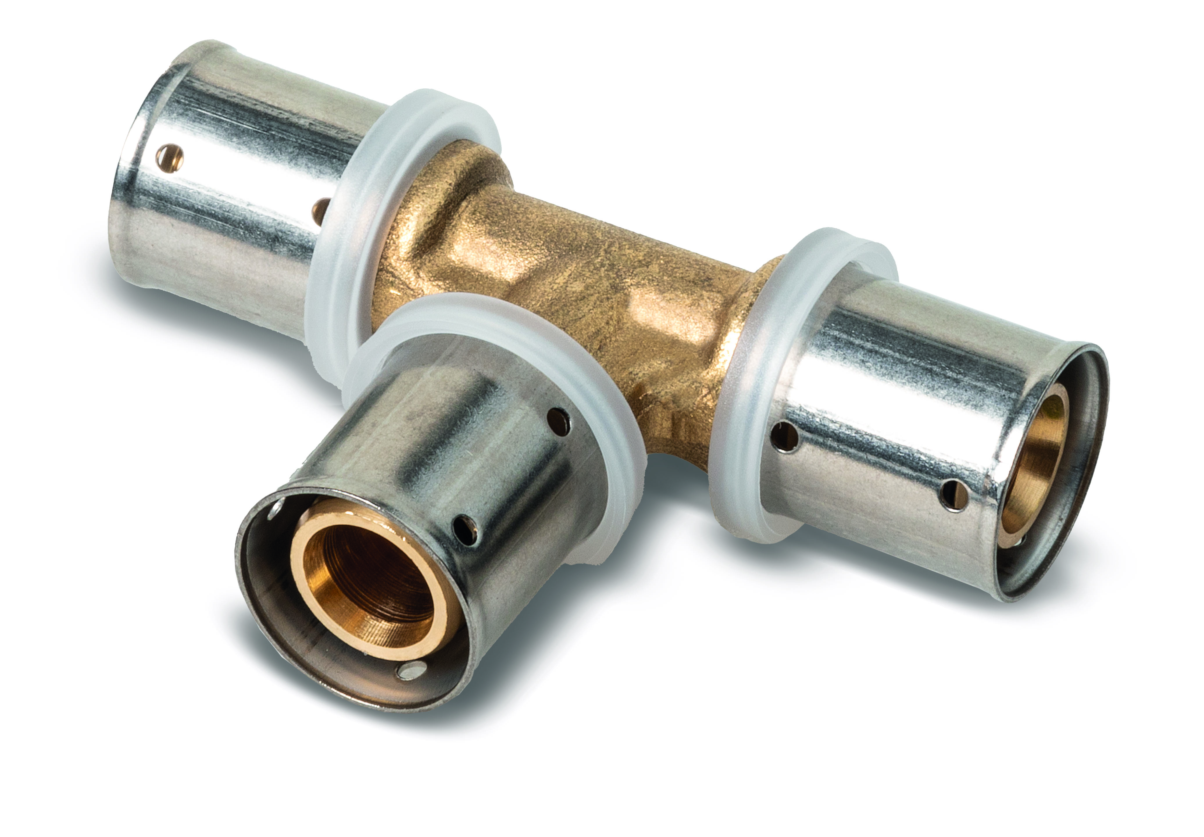 PEX lisovací T-kus - 20 TH