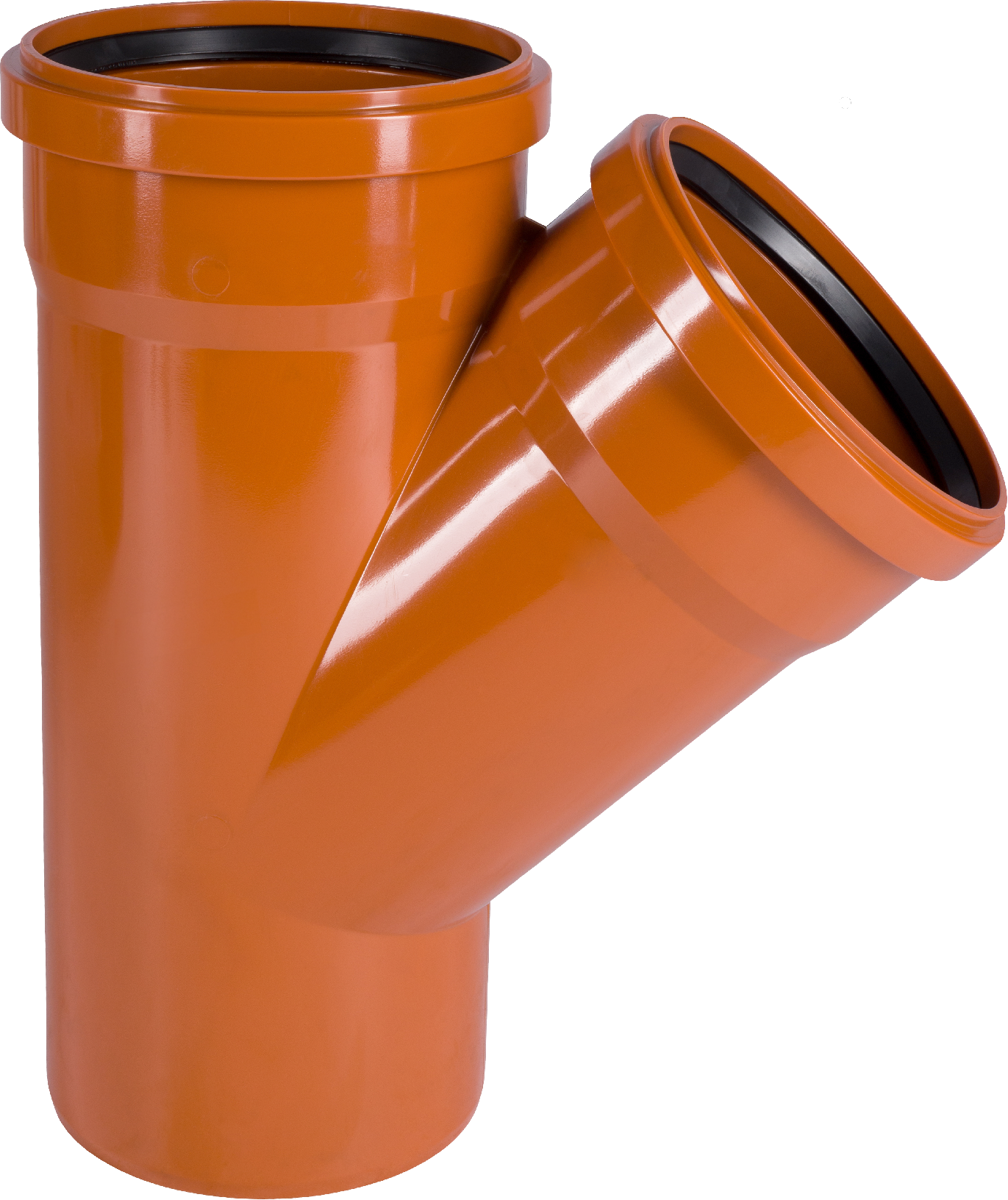 KG odpadová / kanalizačná odbočka DN 110/110 - uhol 45° - KGEA