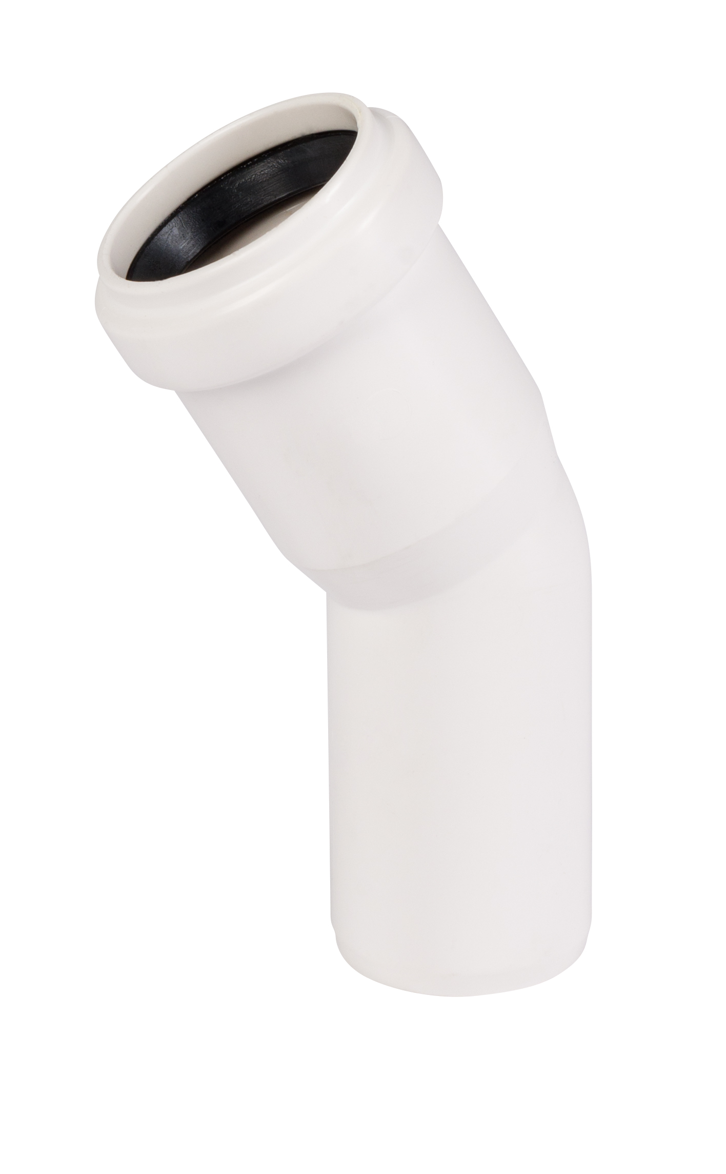 HT odpadové / kanalizačné koleno DN 32 - uhol 30 ° - HTB - biele