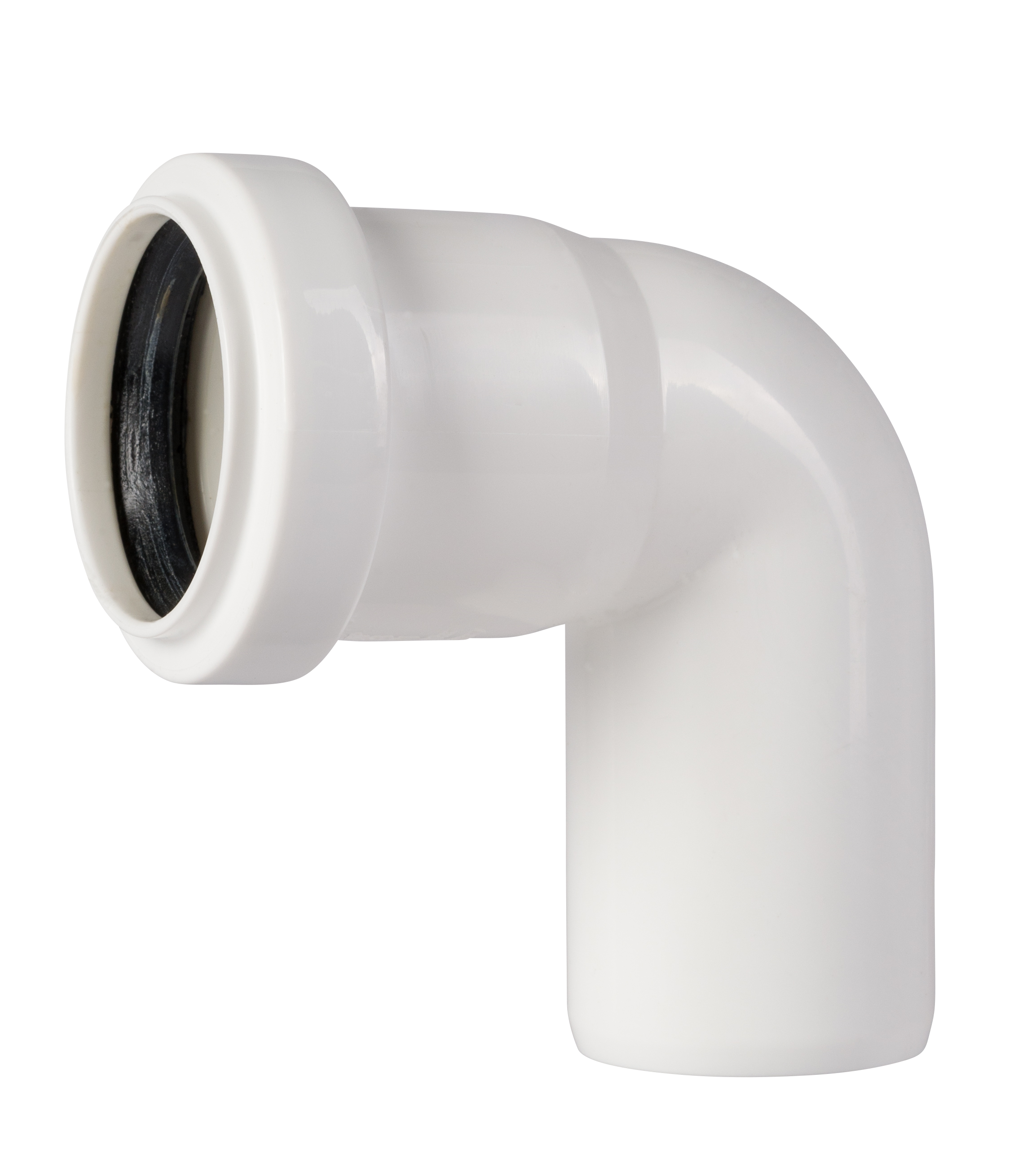 HT odpadové / kanalizačné koleno DN 40 - uhol 87 ° - HTB - biele