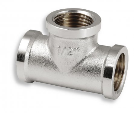 Chromový T-kus 1/2"