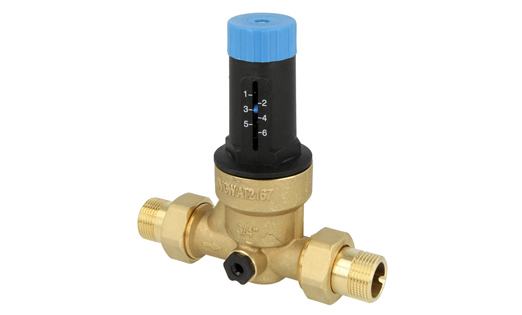 DRV15/N 1/2" Redukčný ventil nastaviteľný 1,5 - 6bar 30°C