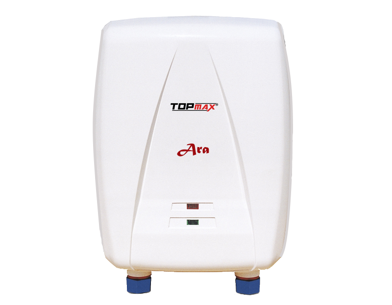 Ohrievač ARA 5,5 nad umývadlo