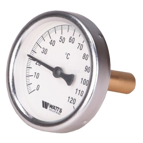 T100/50 Teplomer 100mm s jímkou 0-120°C, jímka 50mm 1/2"