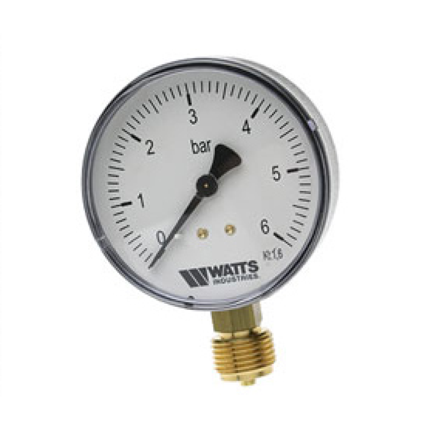MDR63/6 Manometer 63mm, 0-6 bar spodný 1/4"