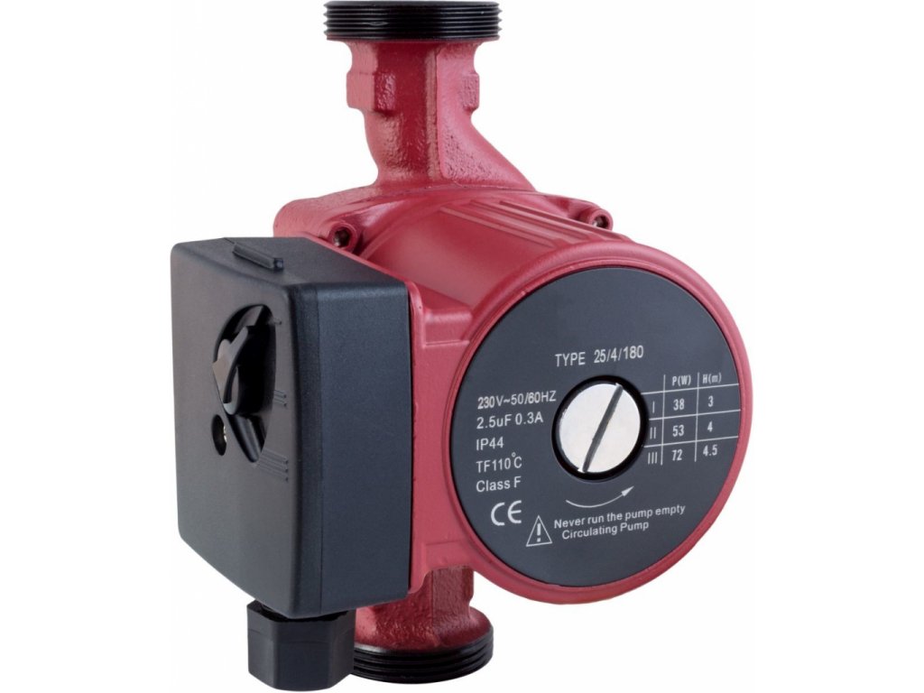 AQUART / THERMOCONTROL TC 25/4 180mm - Cirkulačné / obehové čerpadlo horúcej alebo studenej vody v sytémoch: vykurovacích, teplej úžitkovej vody,…