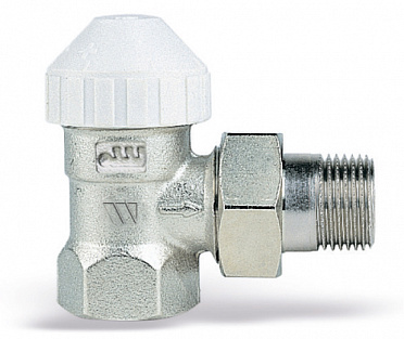 Termostatický ventil radiátorový - rohový 1/2"