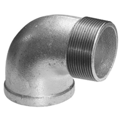 Koleno 90° MF 3/8" pozink