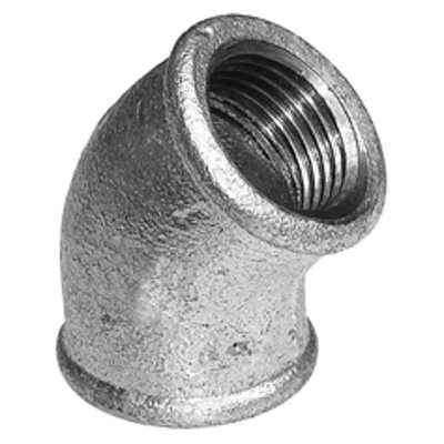 Koleno 45° FF 5/4" pozink