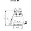 technické parametre Ebara ponorné drenážné čerpadlo Optima MA
