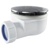 Sifón do sprchovej vaničky d90mm NIZKY s krytkou d115 z pochromovaneho plastu 53mm