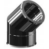 Tříplášťové izolované komínové koleno - průměr 180/280 mm, úhel 45° - kouřovod