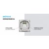 Termostat EU-R-10s PLUS (drátový, napájen z lišty)