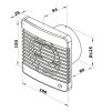 ventilator do kupelne bez pridavnych funkcii o 125 mm vykonnejsi motor 1802