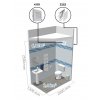 ventilator do kupelne s automatickou zaluziou tahovym a casovym spinacom o 100 mm usporny a tichy 46