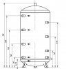 Akumulační nádrž KHT PS-C-00 1000 L – bez výměníku, s odnímatelnou izolací