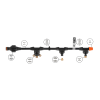 Set záhradný hmlový systém BLACK LINE 15m