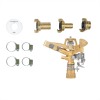 Bradas set stojan s impulzným postrekovačom a príslušenstvom 3/4"