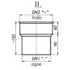 Darco komínová redukcia segmentová 150-/200+ mm