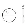 Darco komínová spona pre flexi a dymovod 130 mm