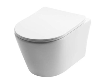 Slovarm klozet rimless závěsný+sedátko zpomalovací