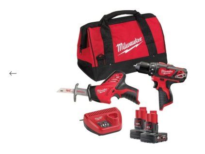 MILWAUKEE M12BPP2C-402B  M12™ set nářadí 4933416230