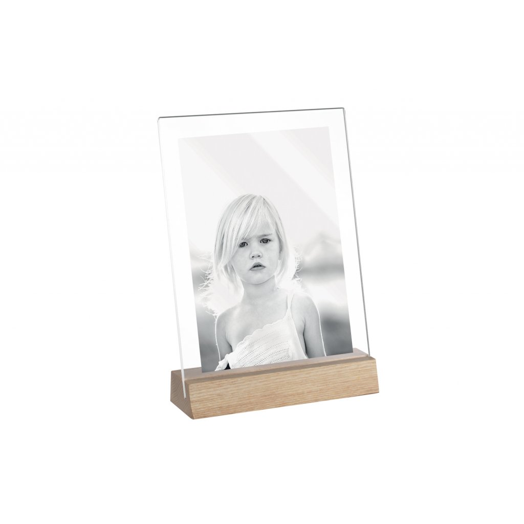 Mascagni Acrylic Frame with Stand 13x18 Oak (stánek s rámečkem)