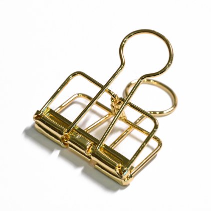 BookBinders Wire Clip M 10pcs in Box Gold