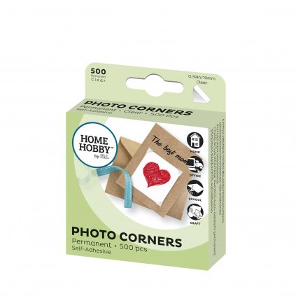 3L Photo Corners Clear 500 ks