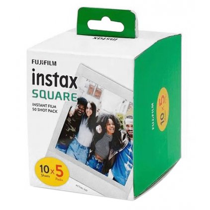 Fujifilm Instax Square film 50 snímků (5x10ks Pack)