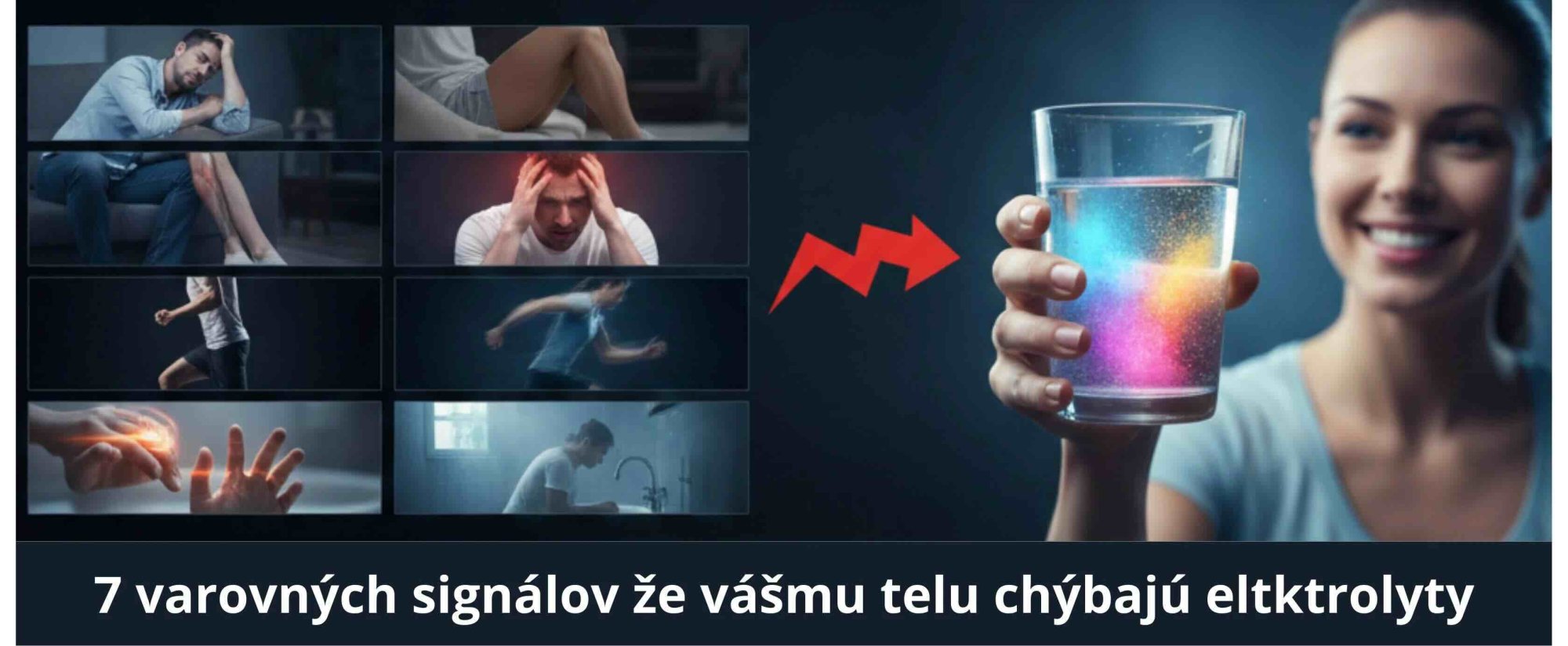 7 varovných signálov, že ti chýbajú elektrolyty