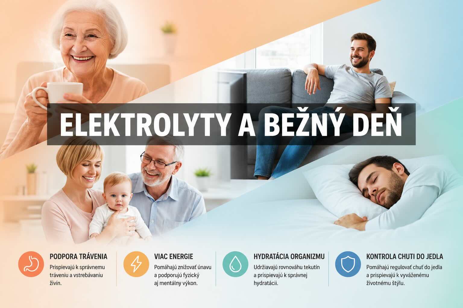 Elektrolyty v bežný deň: kto ich potrebuje a kto nie