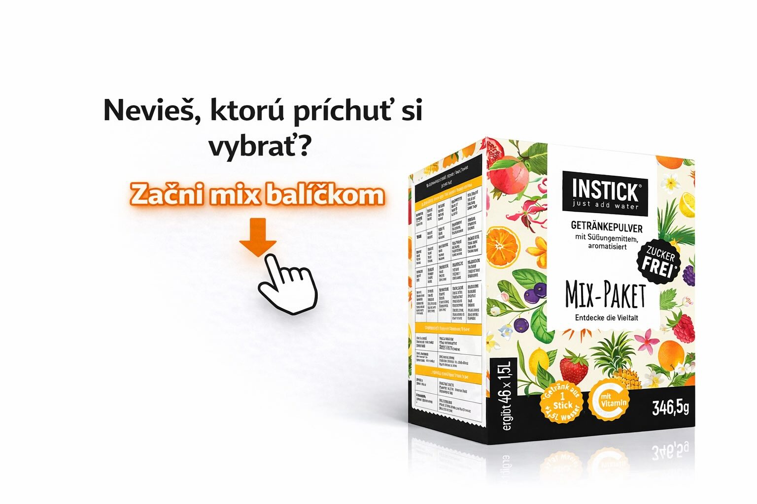 Vyber si svoj startovací mix teraz