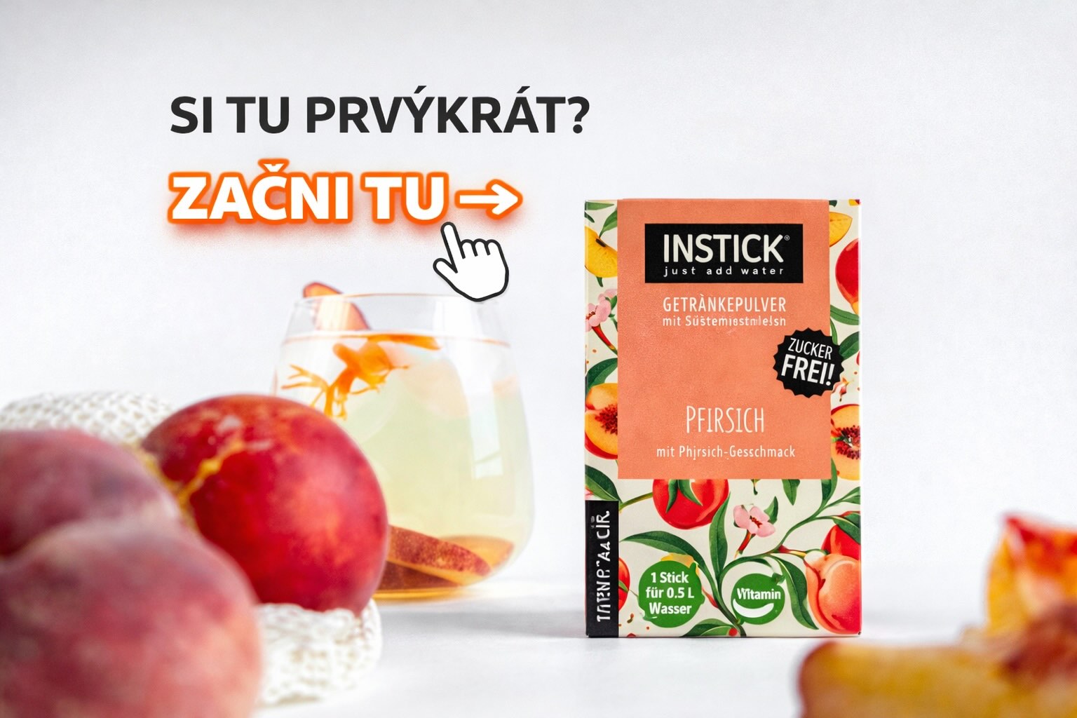 Nechutí ti voda? Instick má riešenie