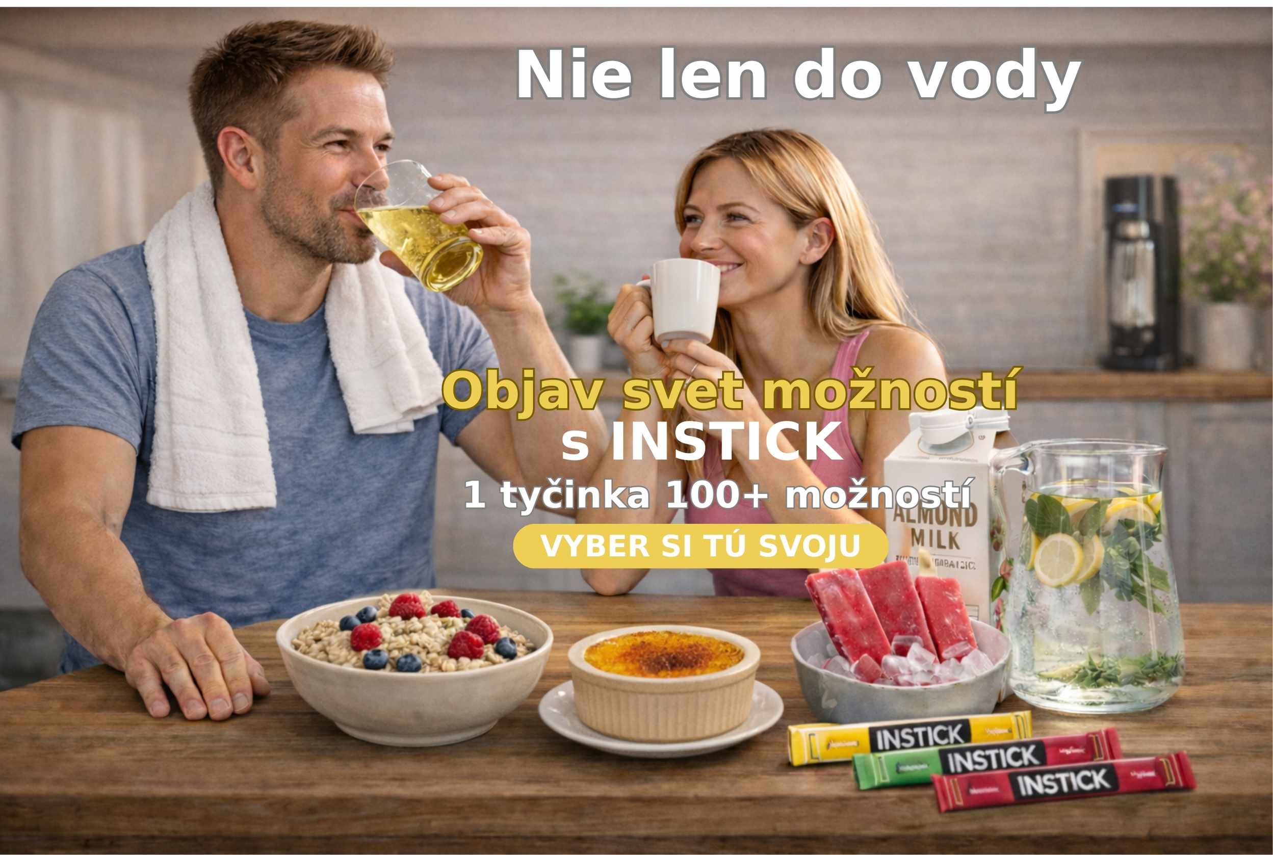 INSTICK Moments – príchute podľa použitia do nápojov, jedál a dezertov