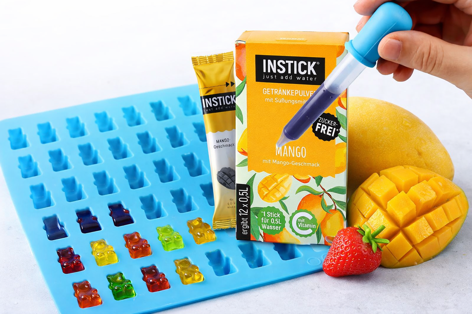 Príprava gumených cukríkov INSTICK