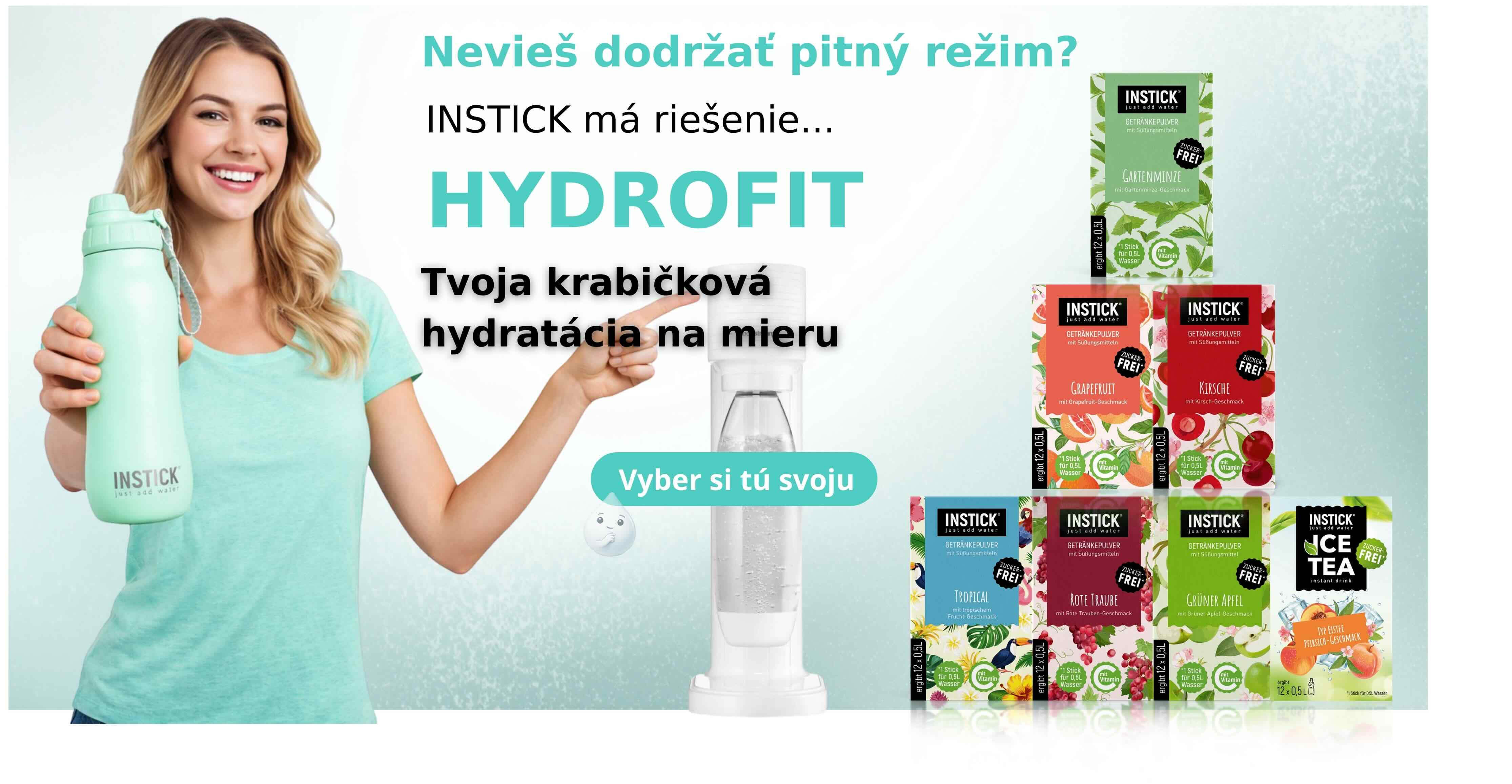 HydroFit – krabičková hydratácia na mieru podľa situácie