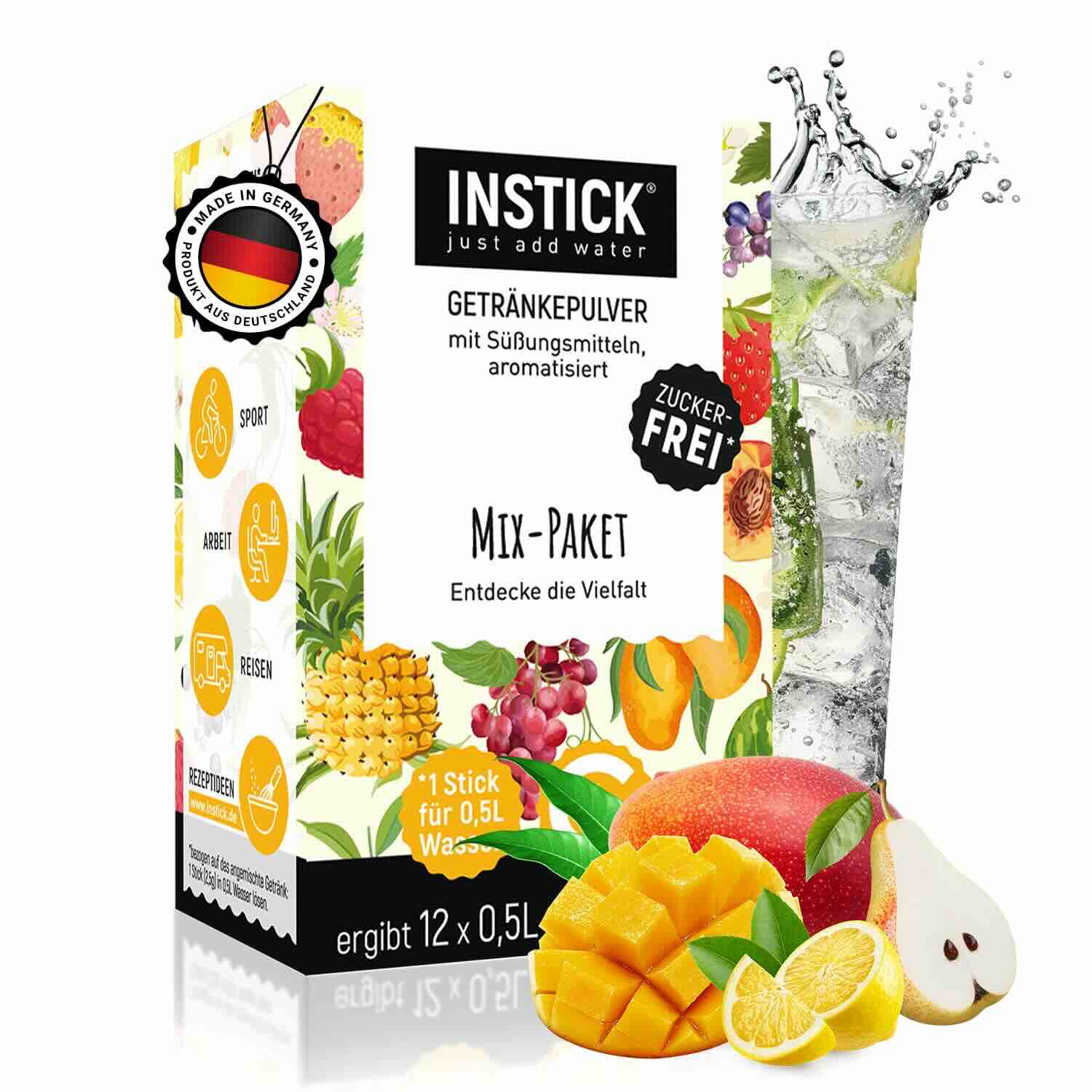 Mix balenie INSTICK s 12 príchuťami