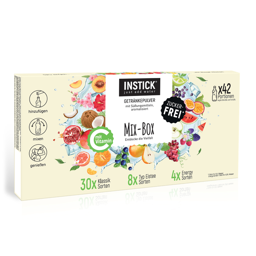 Mix Box INSTICK so 42 rôznymi príchuťami