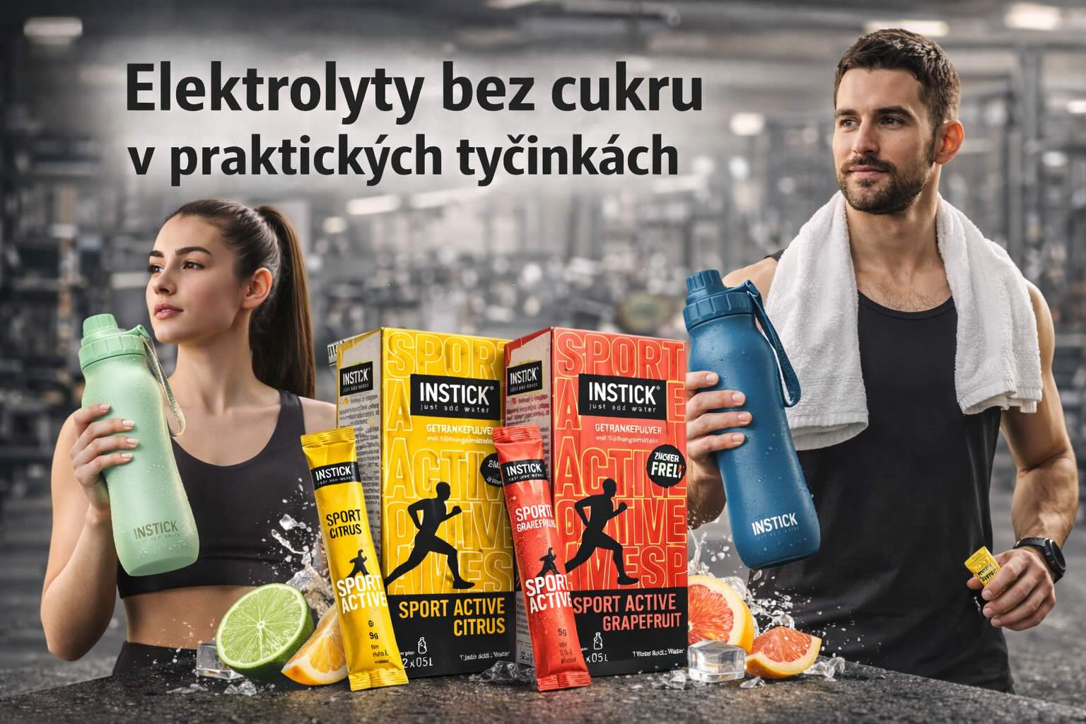 Elektrolyty bez cukru – Instick Sport Active