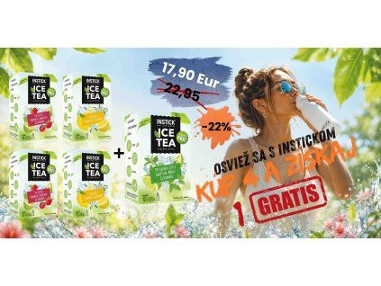 akcia ľadové čaje INSTICK