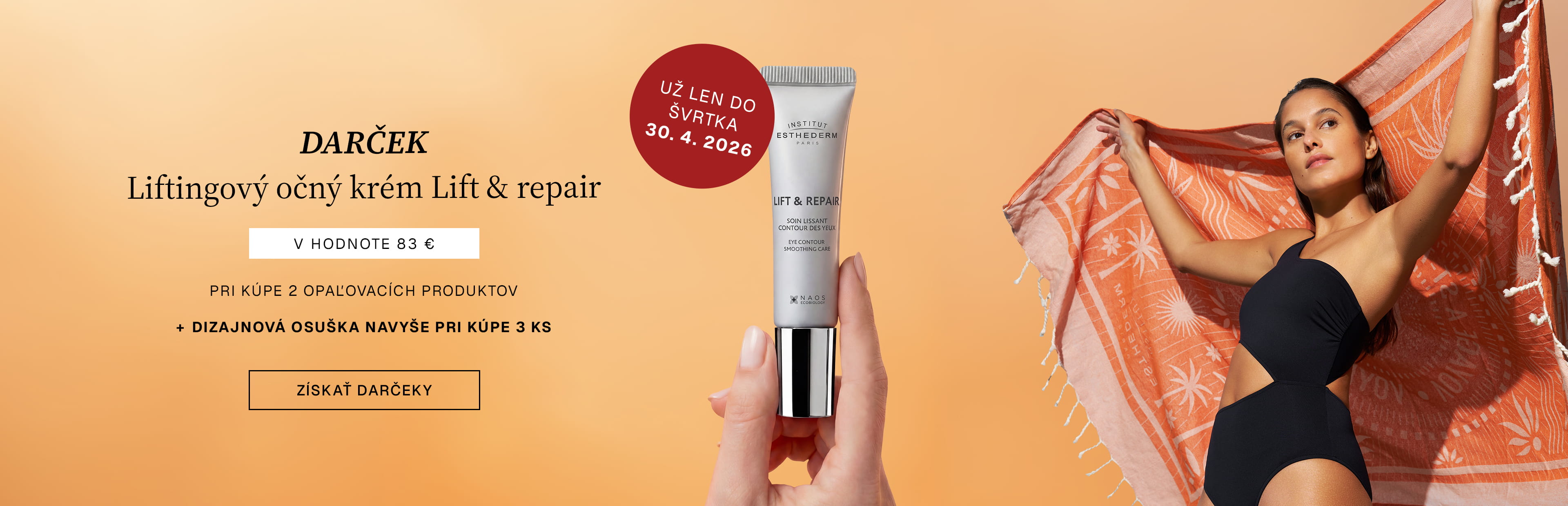 DARČEK Lift&repair očný krém