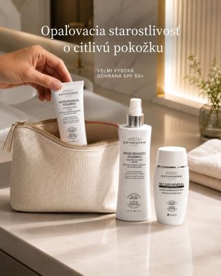 Opaľovacia starostlivosť vytvorená pre pokožku, ktorá si počas pobytu na slnku vyžaduje osobitnú pozornosť. 🤍 Pomáha...