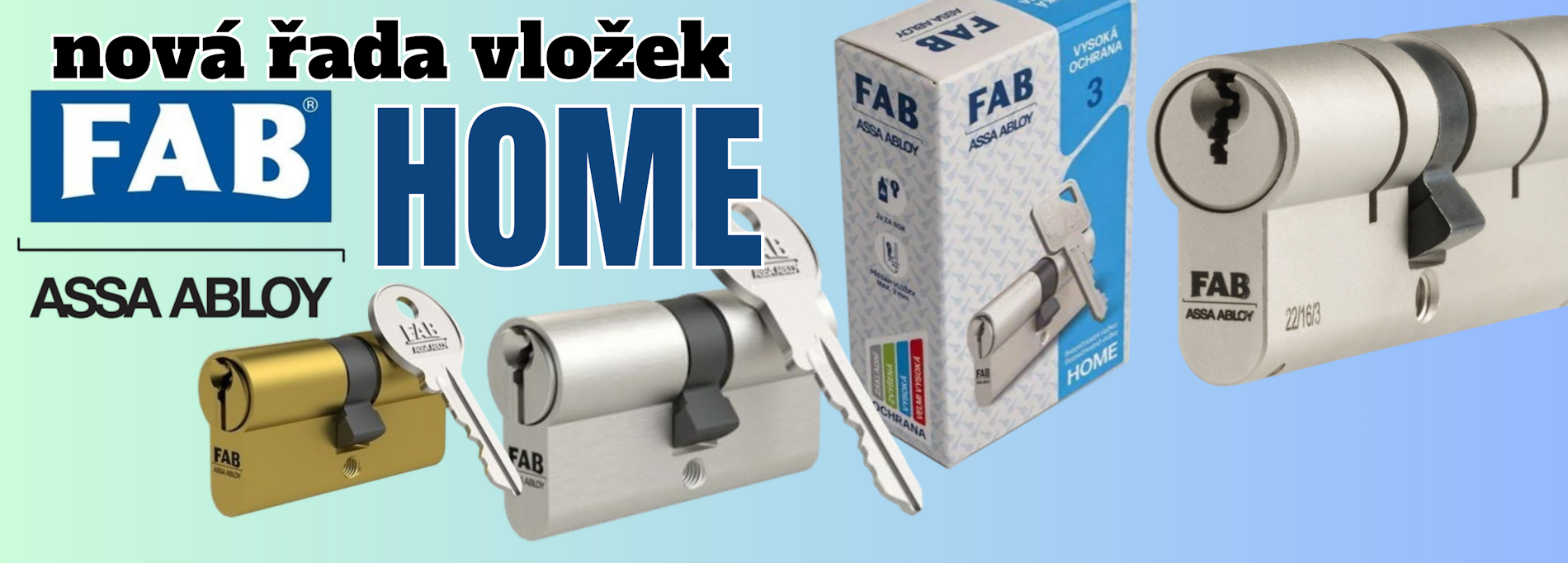 nová řada vložek FAB HOME