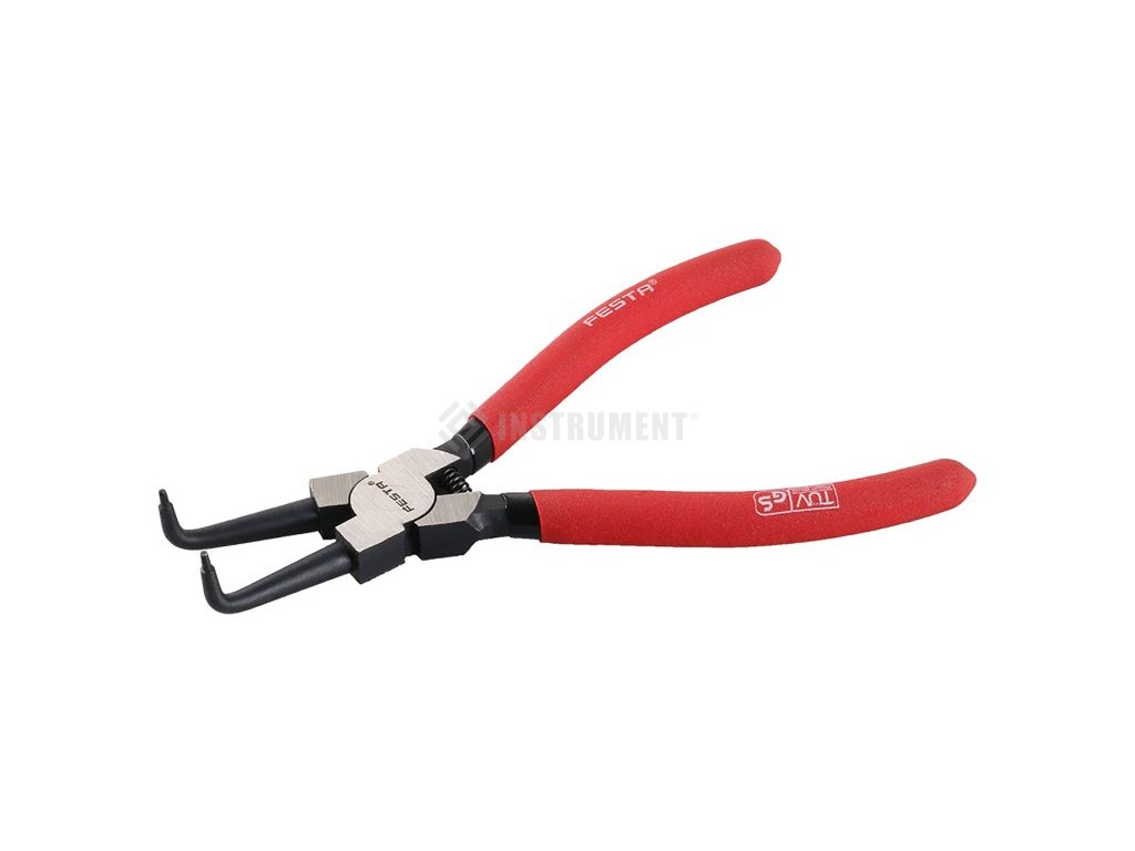 Kleště FESTA na segerovy kroužky vnitřní zahnuté 180mm