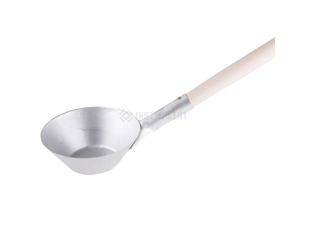 Naběračka zednická ocel 215mm s násadou PROFI